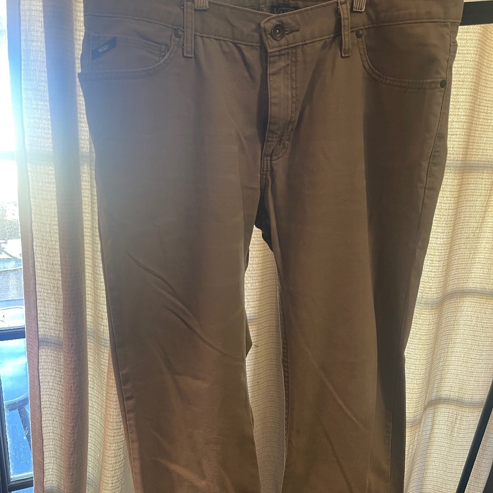 Mens tan vans jeans
